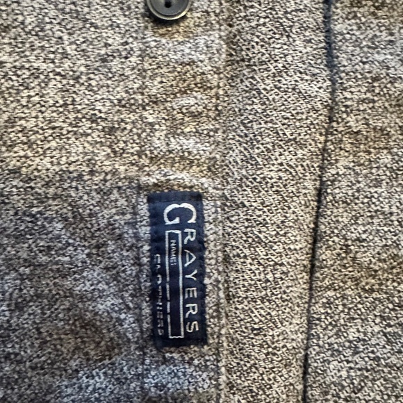 Grayers Heritage Flannels Men’s Long Sleeve Shirt Size L - Picture 3 of 7
